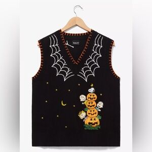 Peanuts Halloween Sweater vest 🎃 snoopy